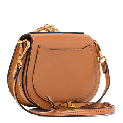 Chloe Calfskin Suede Small Nile Bracelet Bag Caramel 3 of 12