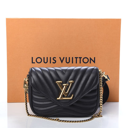 Louis Vuitton Calfskin New Wave Multi Pochette Black 10 of 10