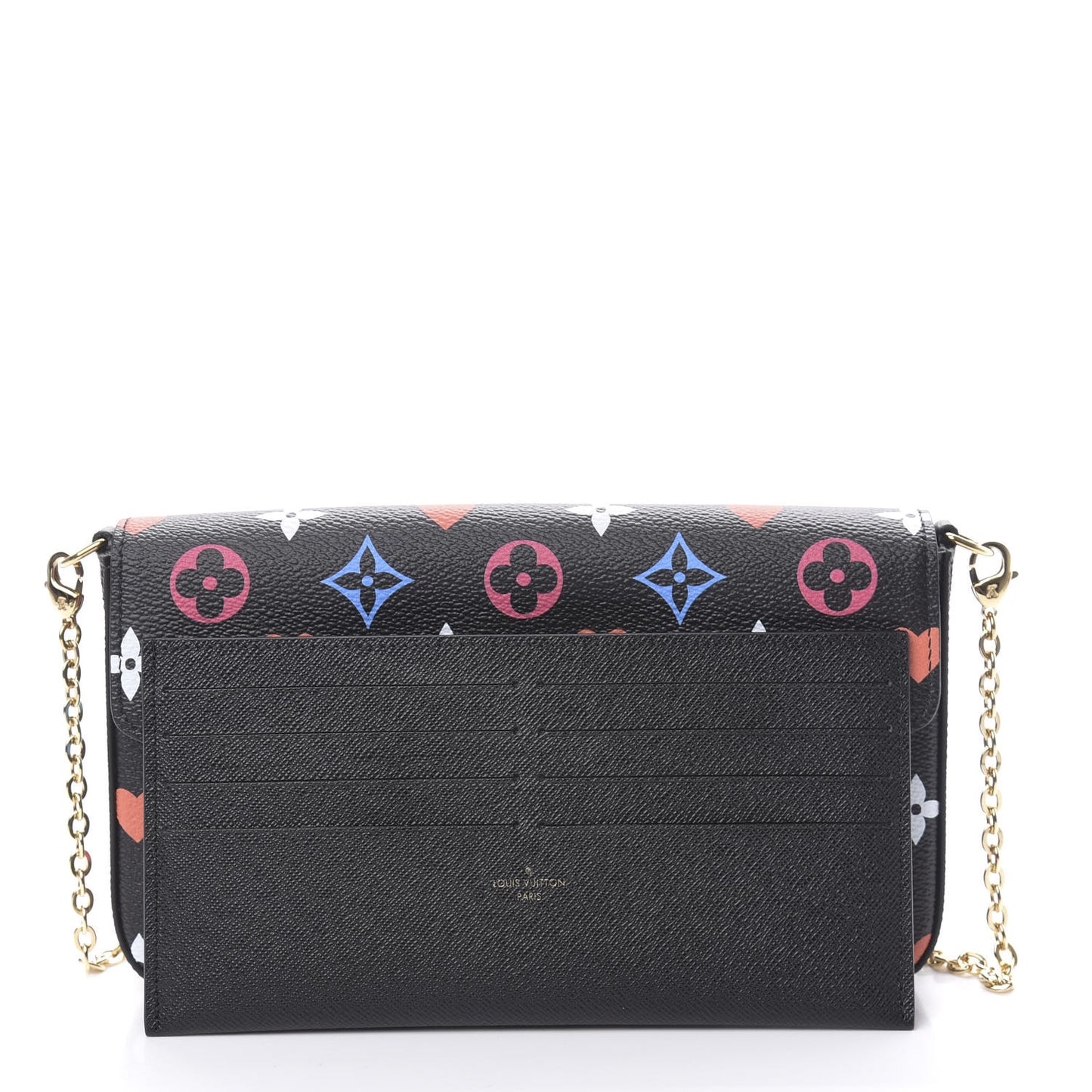 Game On Felicie Chain Wallet Black