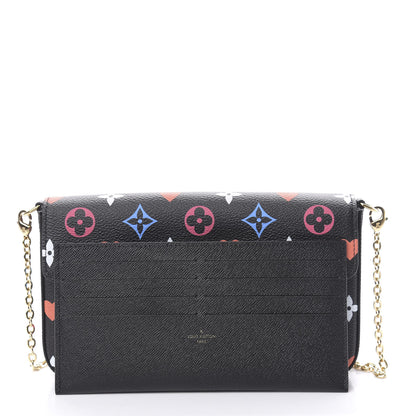 Louis Vuitton Game On Felicie Chain Wallet Black 7 of 10