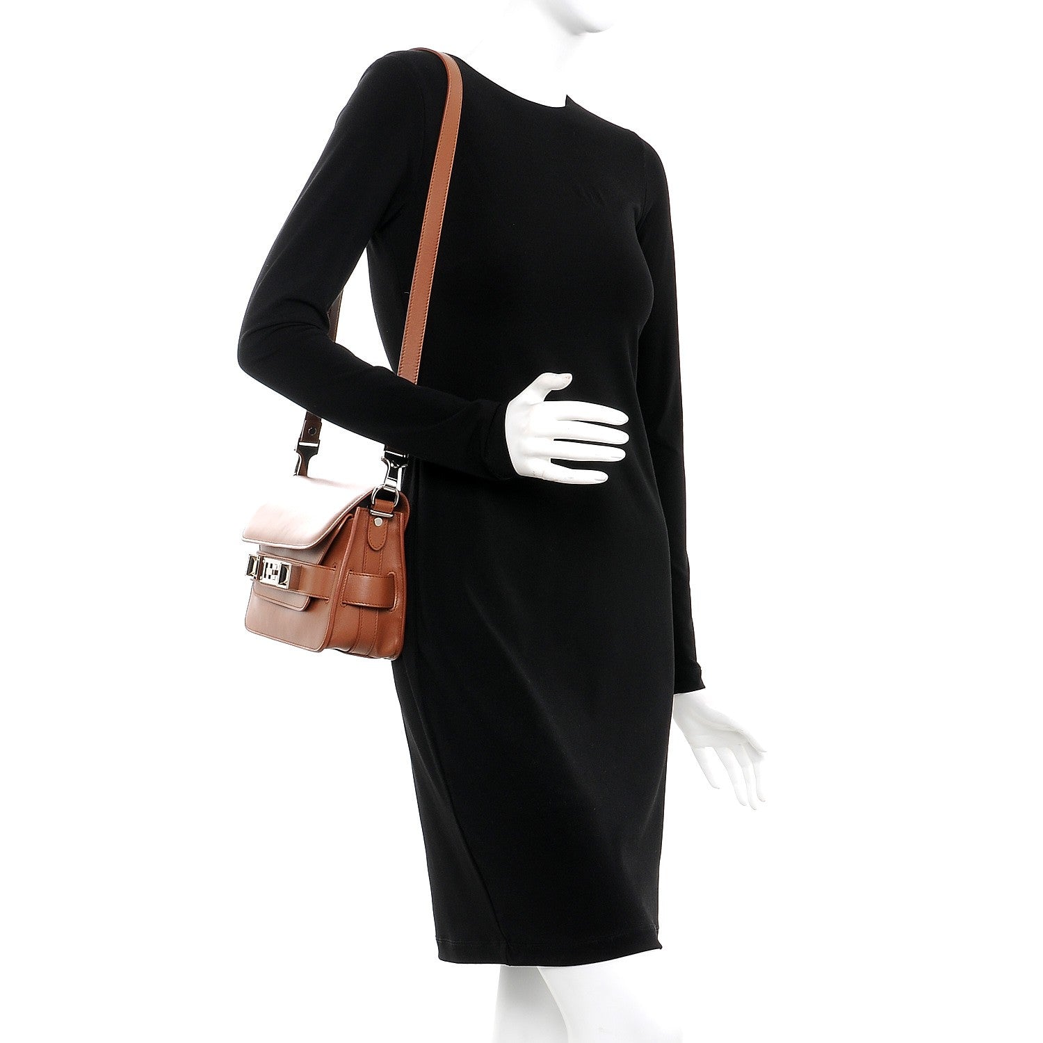 Proenza Schouler Smooth Calfskin PS11 Mini Classic Shoulder Bag Nice Tan 2 of 8