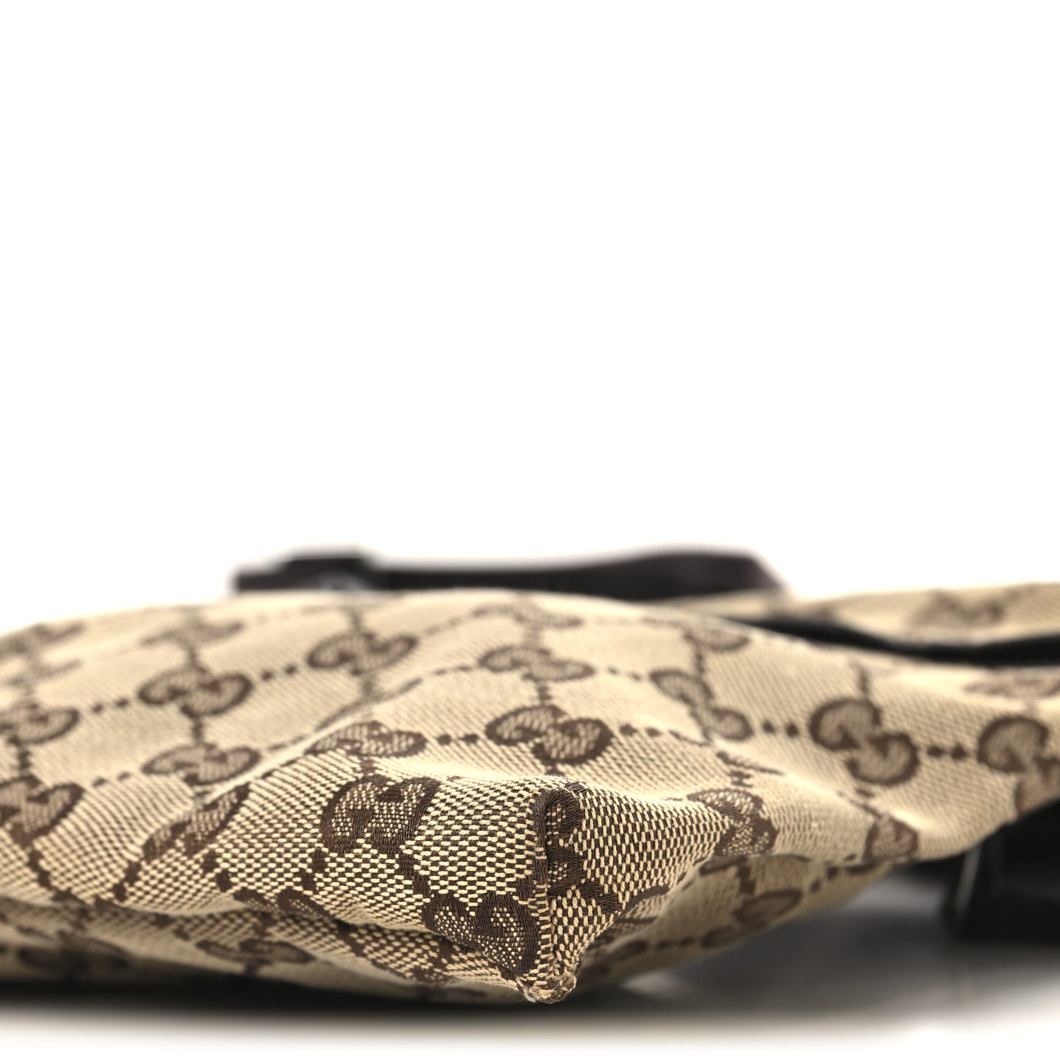 Gucci GG Monogram Double Pocket Belt Bag Dark Brown 10 of 10