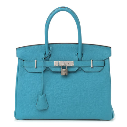 Hermes Togo Birkin 30 Turquoise 1 of 13
