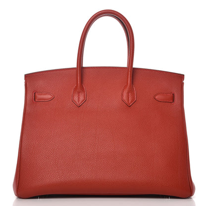 Hermes Togo Birkin 35 Rouge Casaque 5 of 30