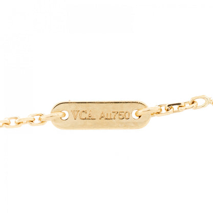Van Cleef & Arpels 18K Yellow Gold Mother of Pearl Sweet Alhambra Bracelet 3 of 6