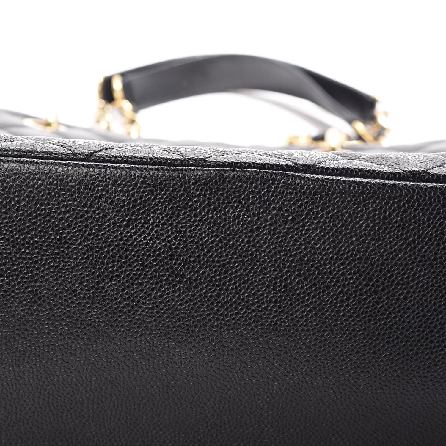 Chanel Caviar Quilted XL Grand Shopping Tote GST Black 8 of 15