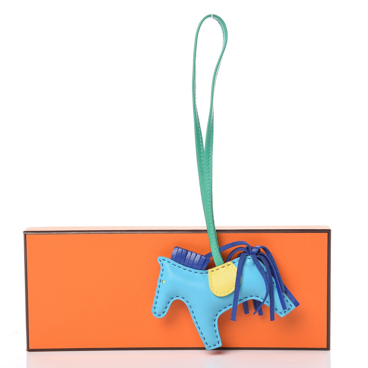 Milo Lambskin Grigri Rodeo Horse Bag Charm PM Rose Shocking Bleu Azteque Bleu Electrique Menthe Soufre Violet