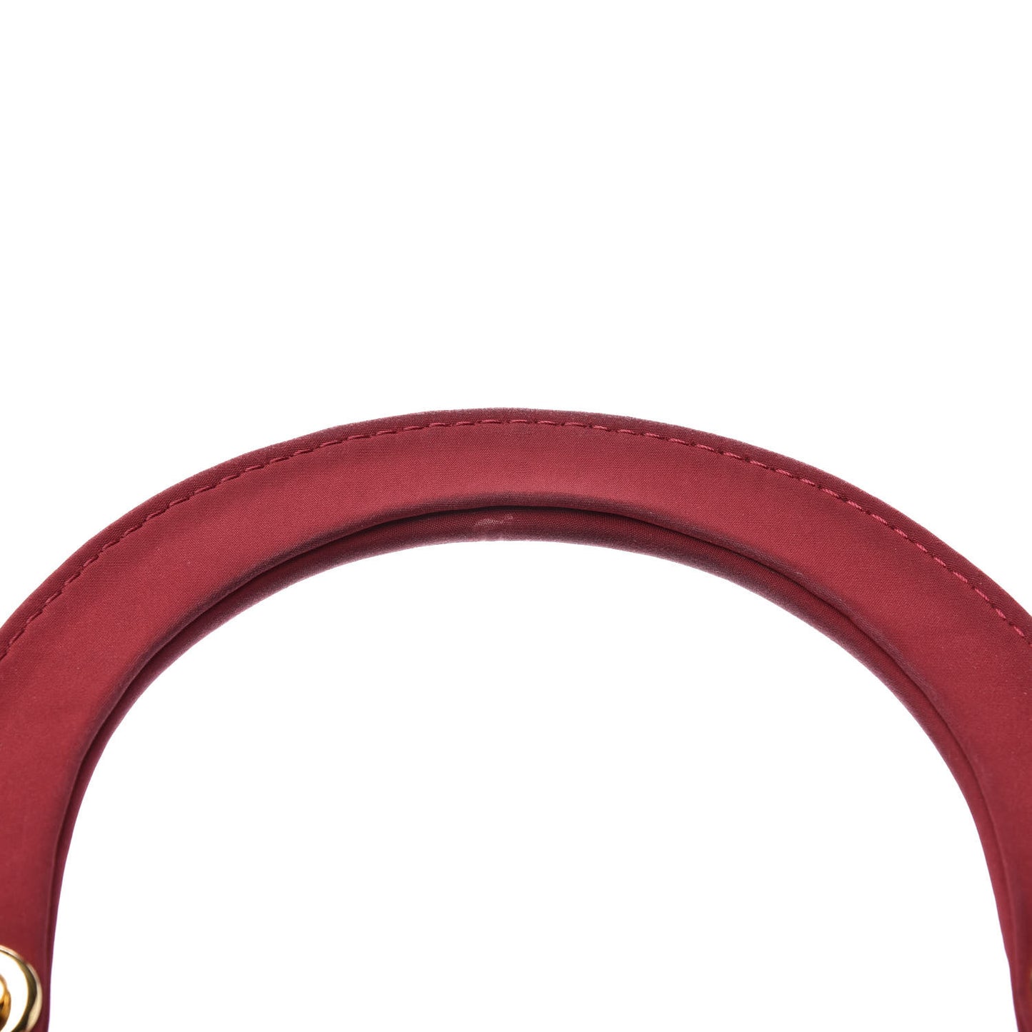 Nylon Cannage Large Lady Dior Red