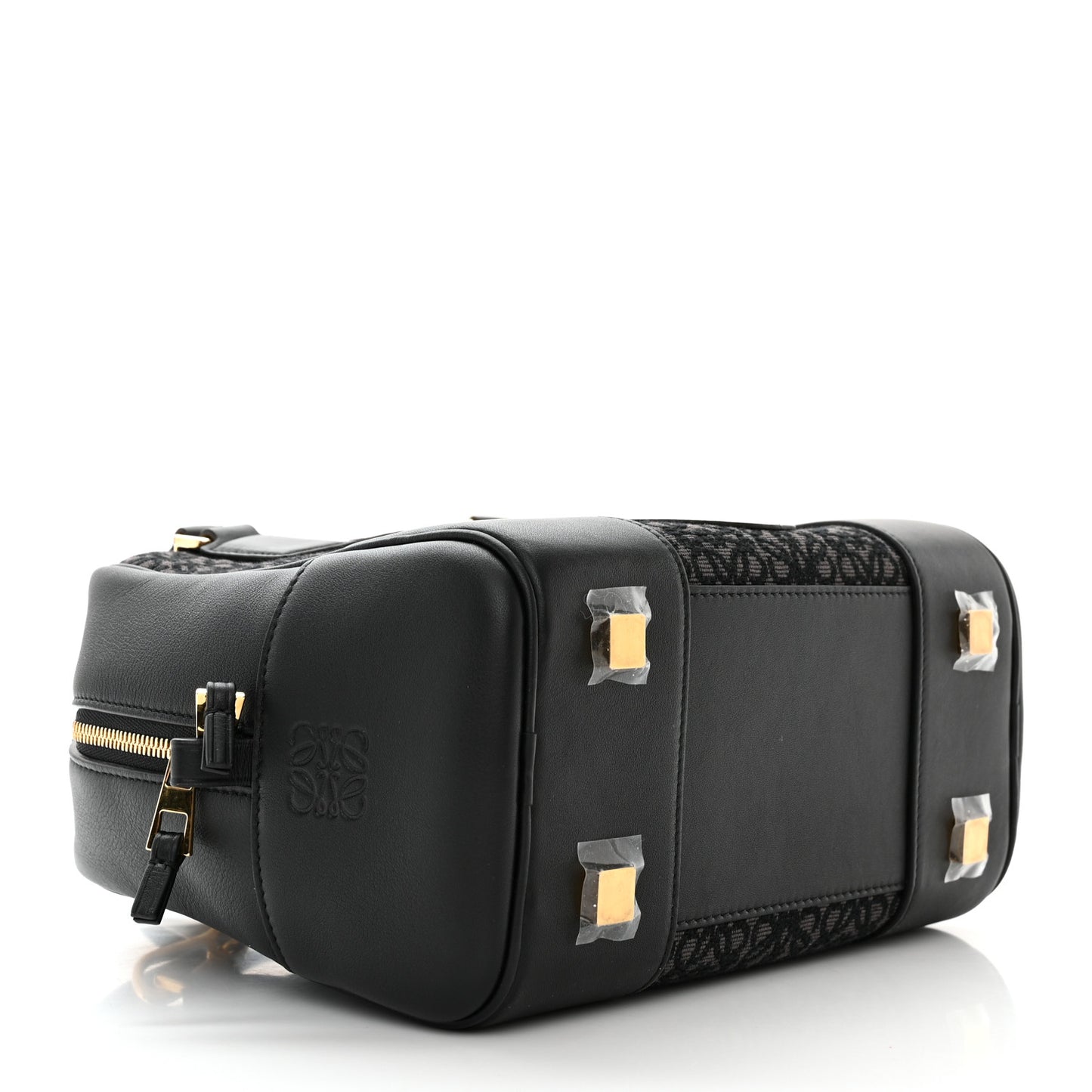 X SPIRITED AWAY Jacquard Calfskin No Face Amazona 19 Anthracite