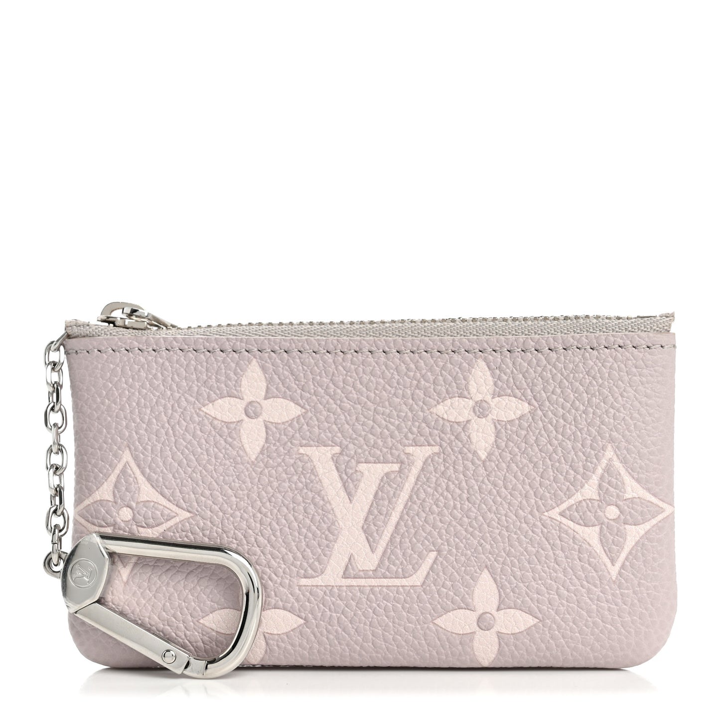 Empreinte Monogram Giant Key Pouch Brume Gray White Quartz