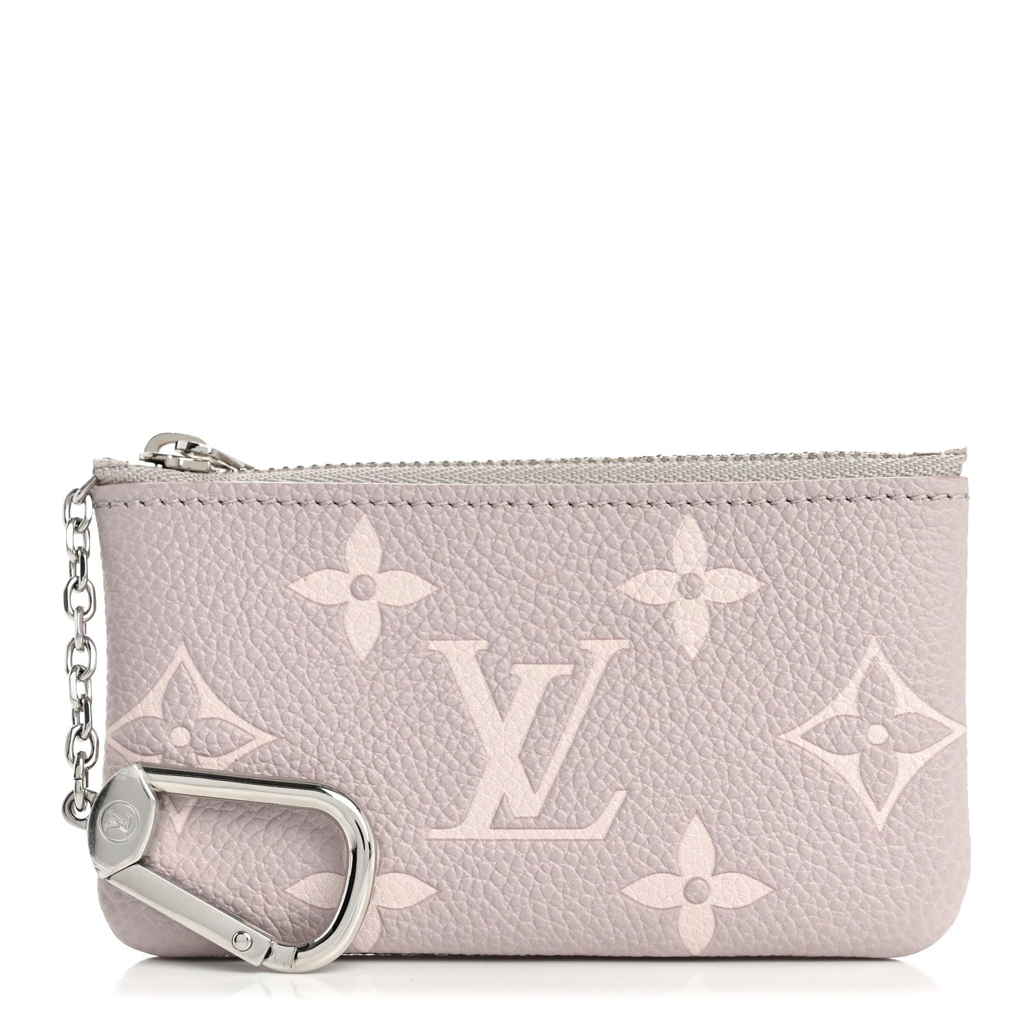 Louis Vuitton Empreinte Monogram Giant Key Pouch Brume Gray White Quartz 1 of 8