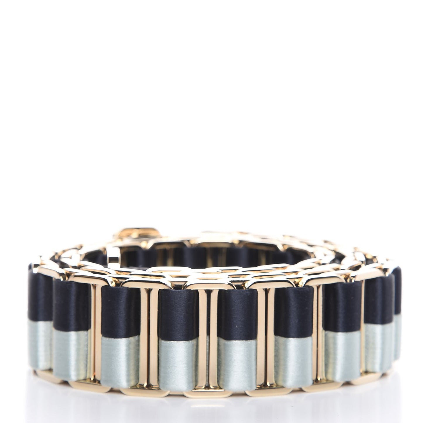 Satin Chain Belt 80 32 Navy Light Blue