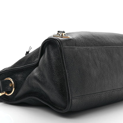 Balenciaga Chevre Gold Metallic Edge Hardware City Black 8 of 9