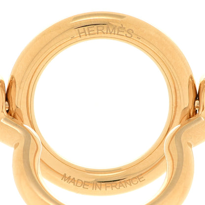 Hermes Permabrass Round Scarf Ring Gold 4 of 5