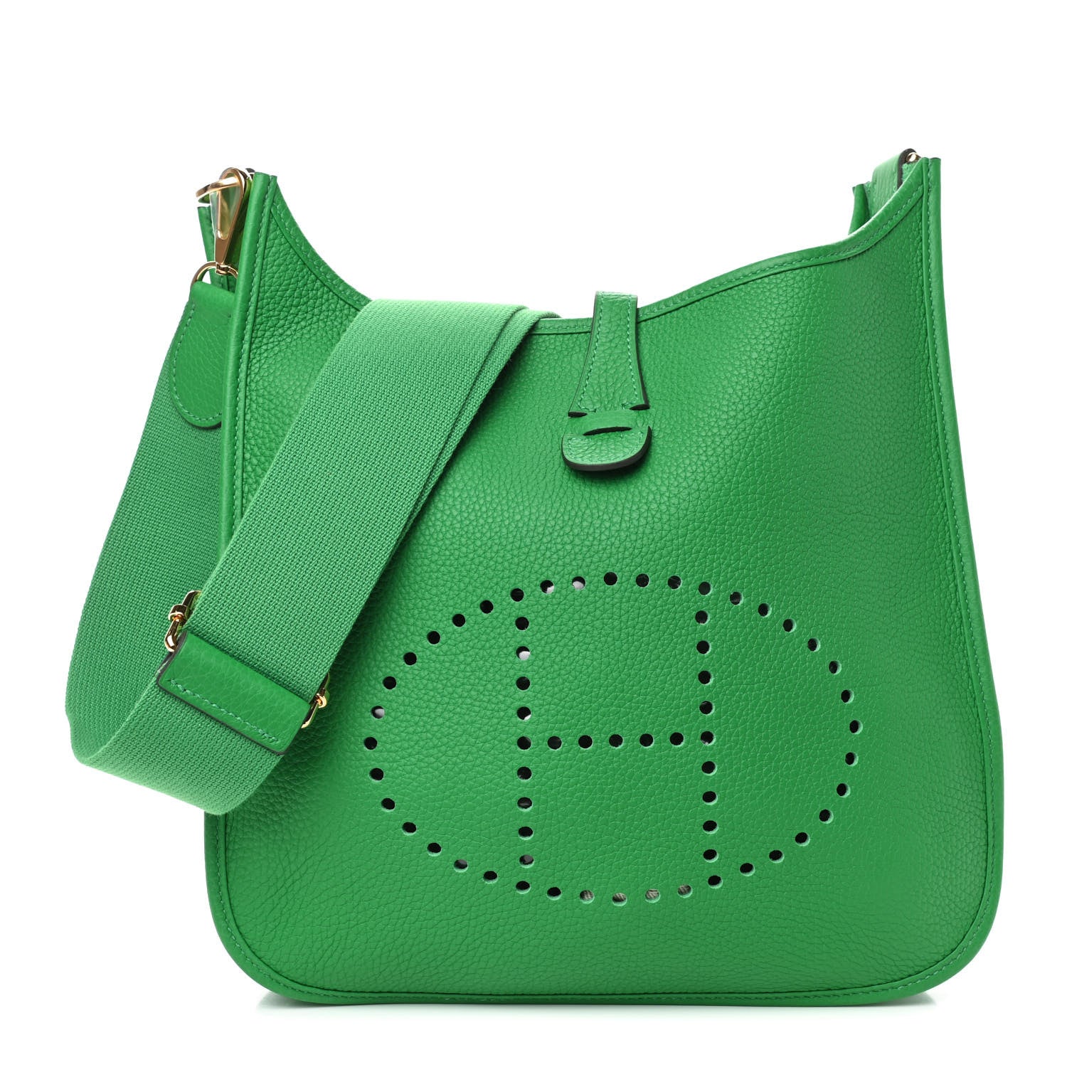 Hermes Taurillon Clemence Evelyne III PM Bambou 1 of 10