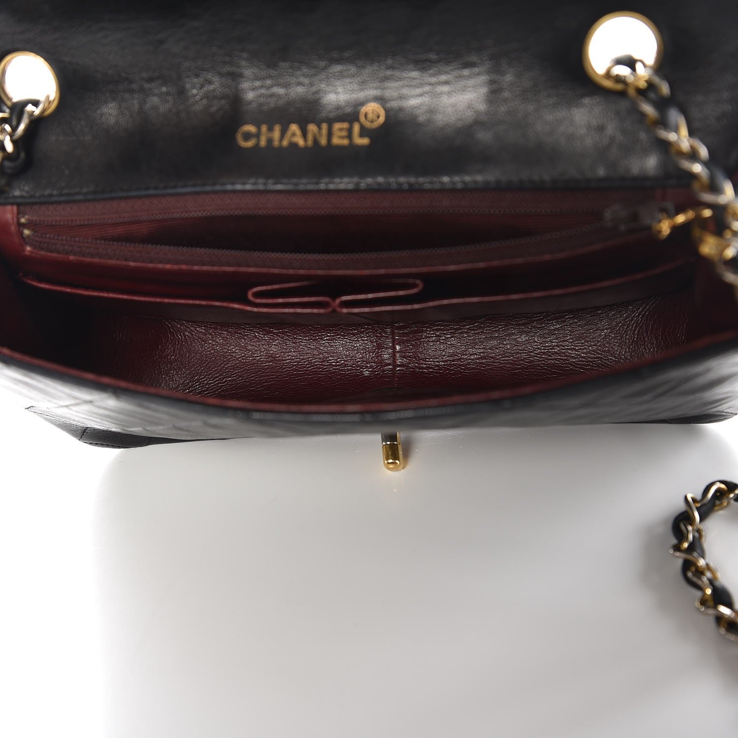 Chanel Lambskin Quilted Small Single Flap Black 5 of 10