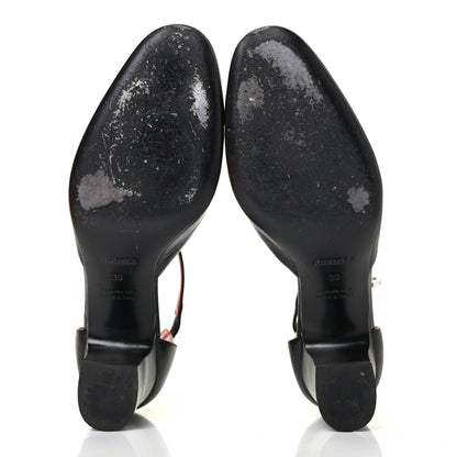 Hermes Goatskin Baby 55 Pumps 39 Black 4 of 4