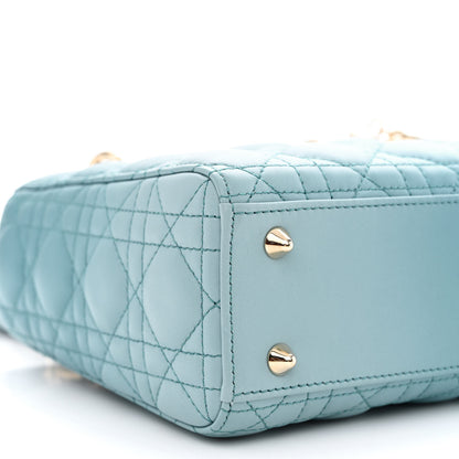 Christian Dior Lambskin Cannage Gradient Small My ABCDior Lady Dior Blue 9 of 10
