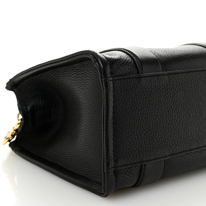 Marc Jacobs Grained Calfskin Small The Tote Bag Black 9 of 12