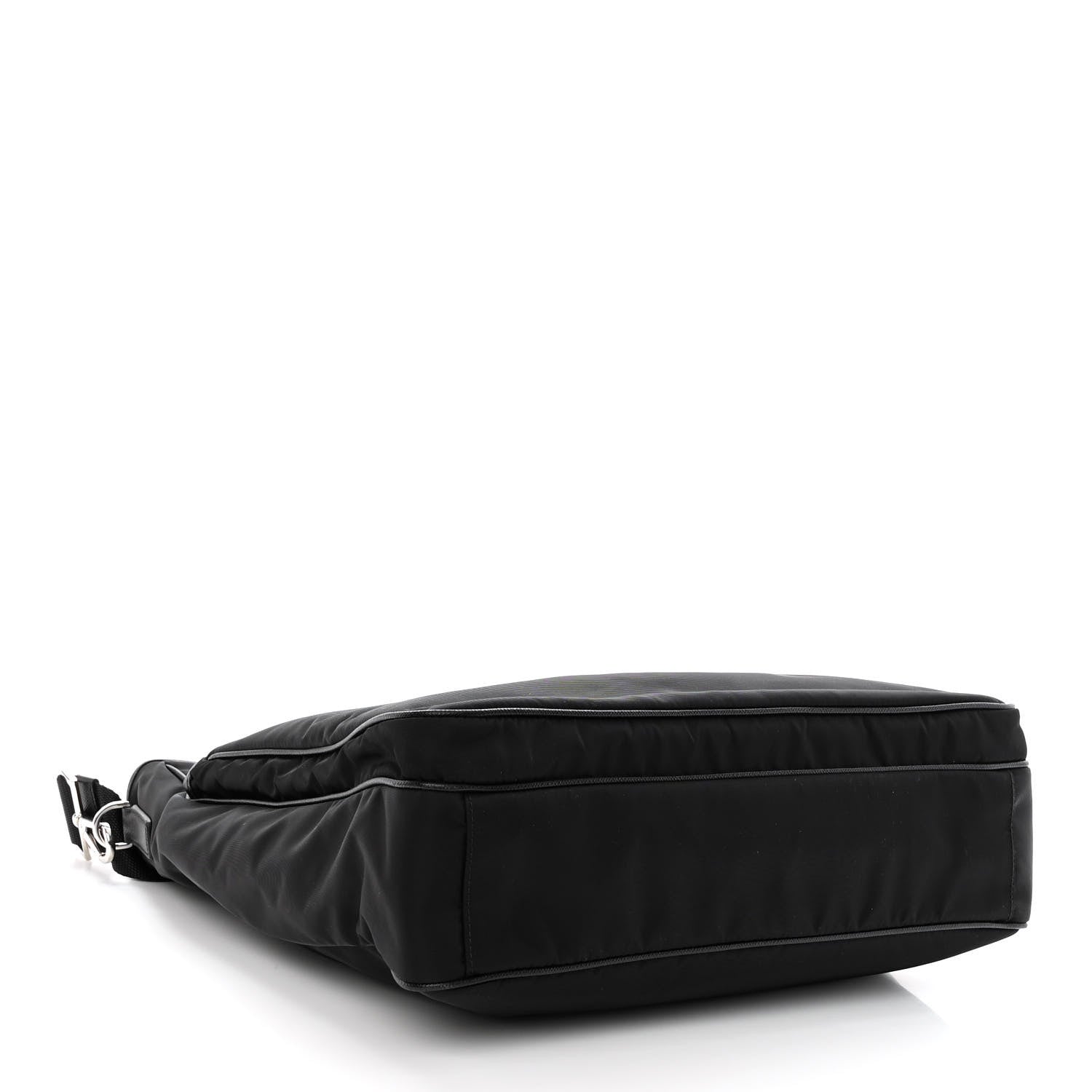 Prada Tessuto Nylon Saffiano Tote Black 4 of 13
