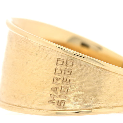 Marco Bicego 18K Yellow Gold Lunaria Band Ring 54 7 4 of 4