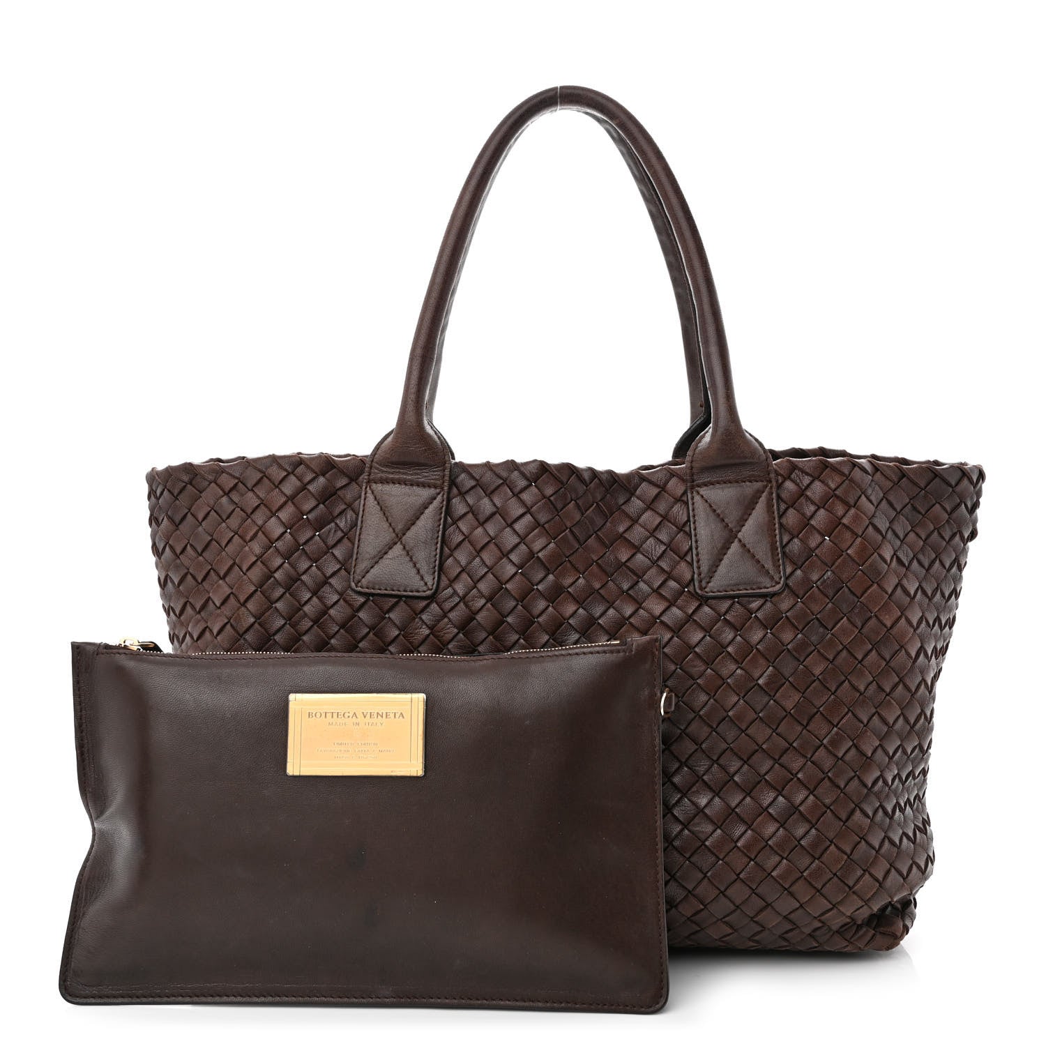Bottega Veneta Nappa Intrecciato Mini Cabat Ebano 1 of 15
