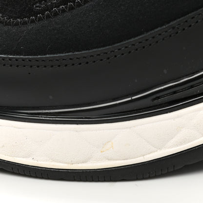 Chanel Velvet Calfskin Mixed Fibers CC Sneakers 38 Black 10 of 11