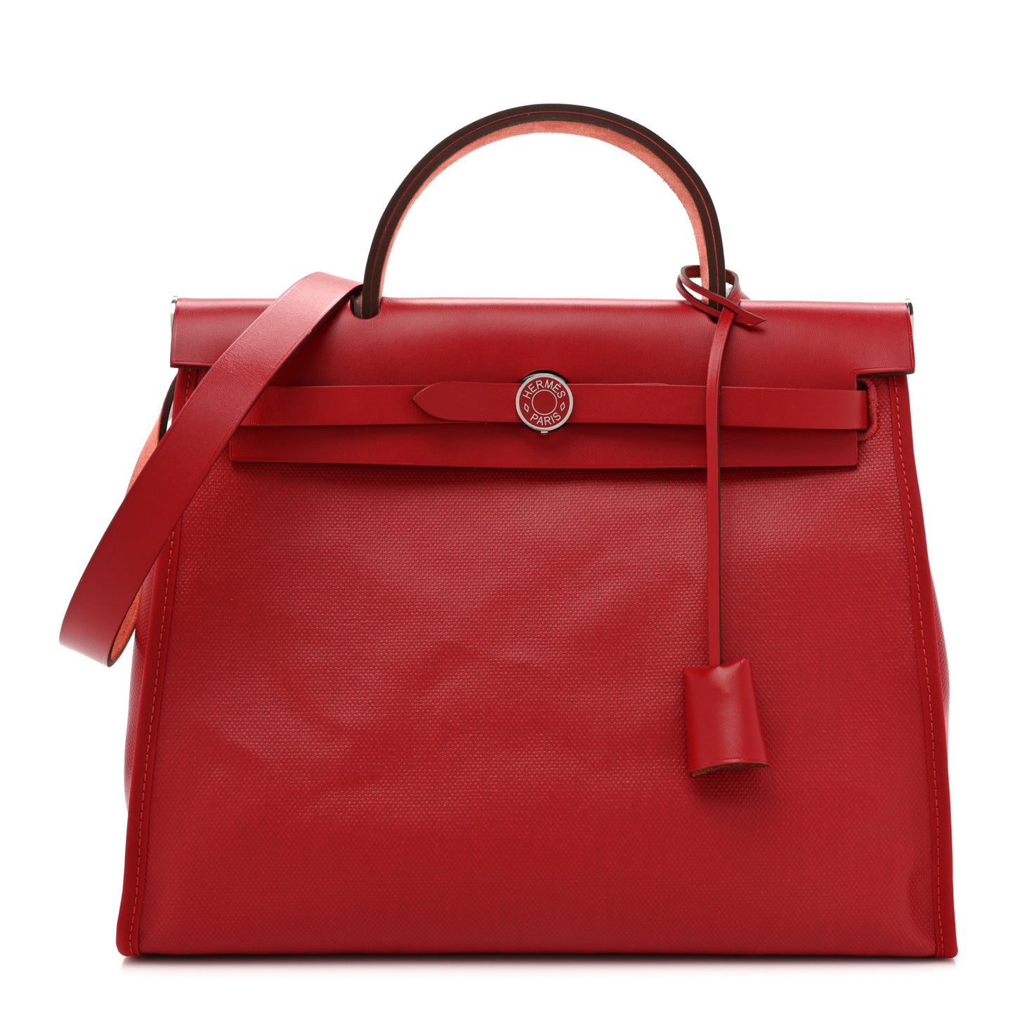 Toile H Berline Vache Hunter Herbag Zip PM 31 Rouge Piment Ecru