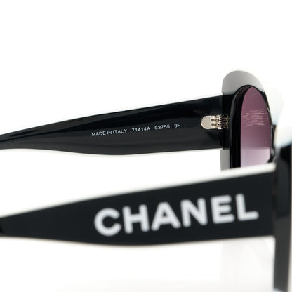 Chanel Acetate Sunglasses 71414A Black 5 of 8