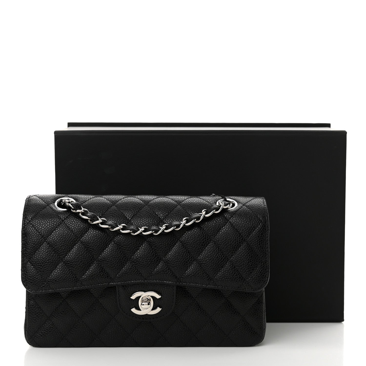 Chanel Caviar Quilted Small Double Flap Black 12 of 12