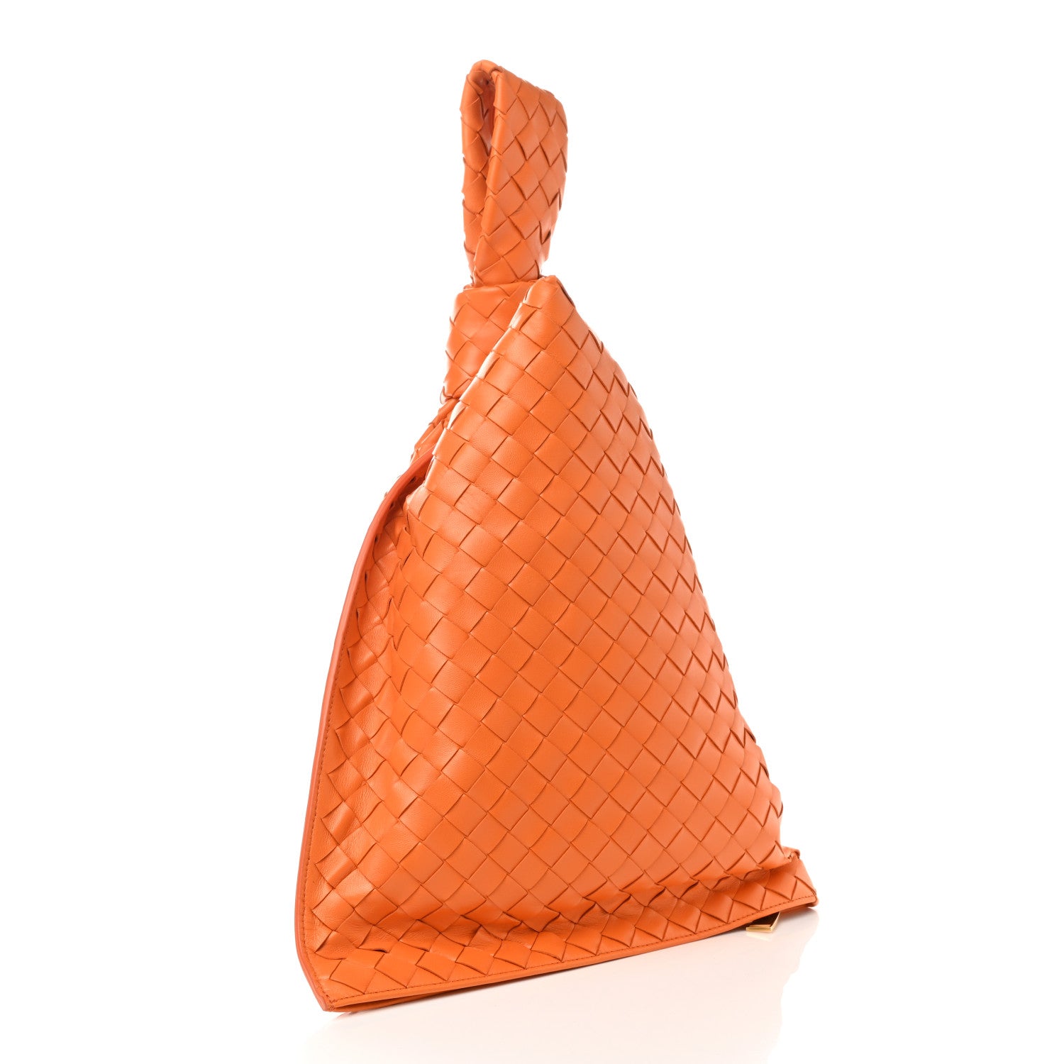 Bottega Veneta Nappa Intrecciato BV Twist Orange 3 of 10