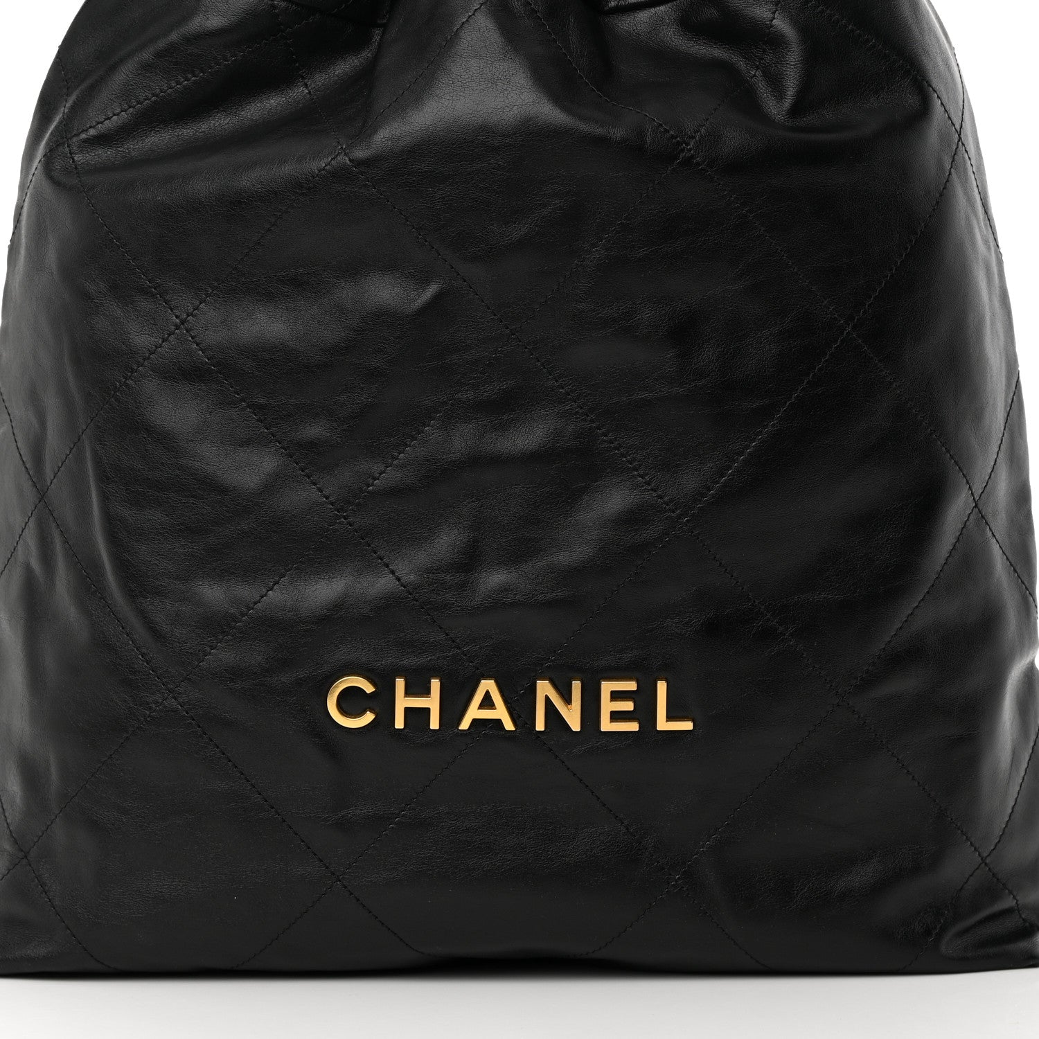 Chanel Shiny Calfskin Quilted Chanel 22 Backpack Black 8 of 11