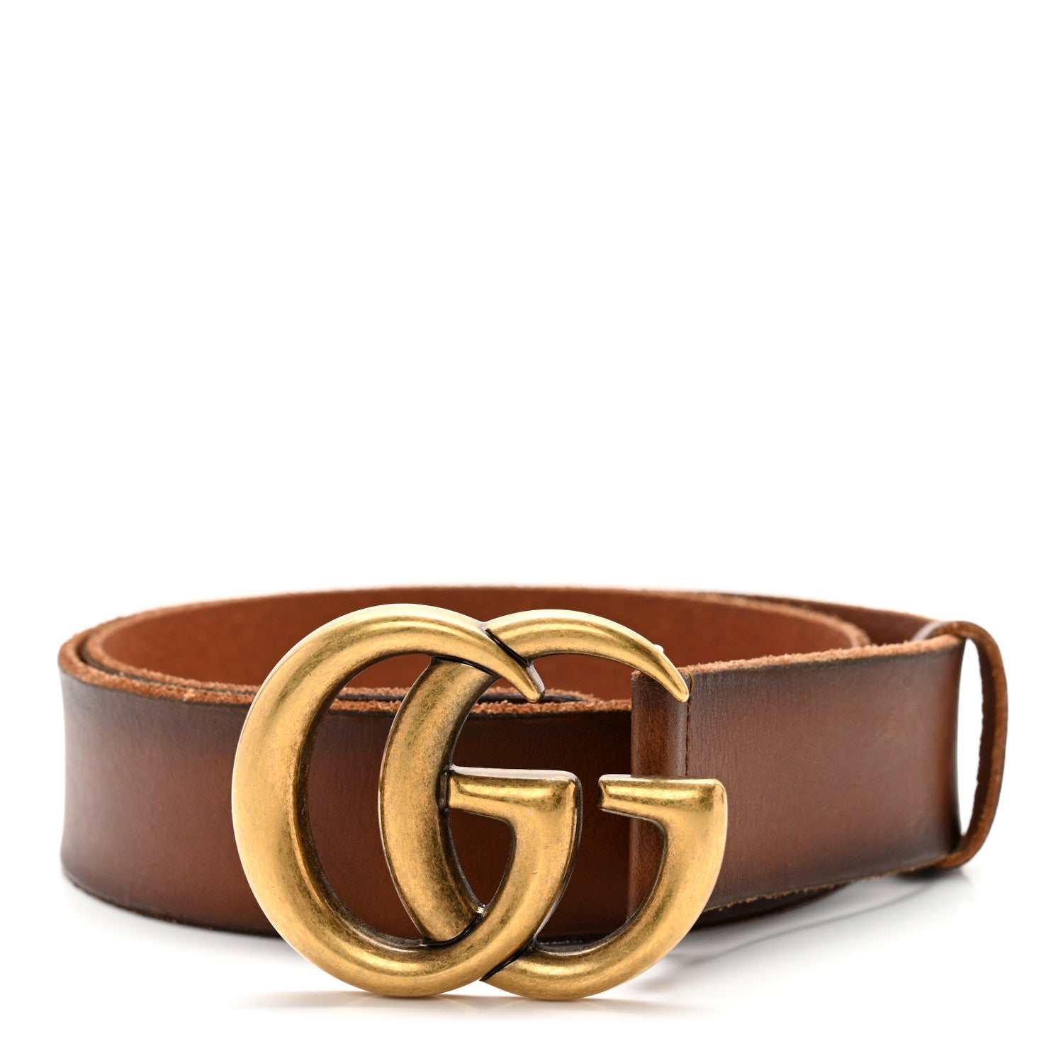 Gucci Faded Calfskin Double G 40mm Belt 85 34 Cuir 1 of 10