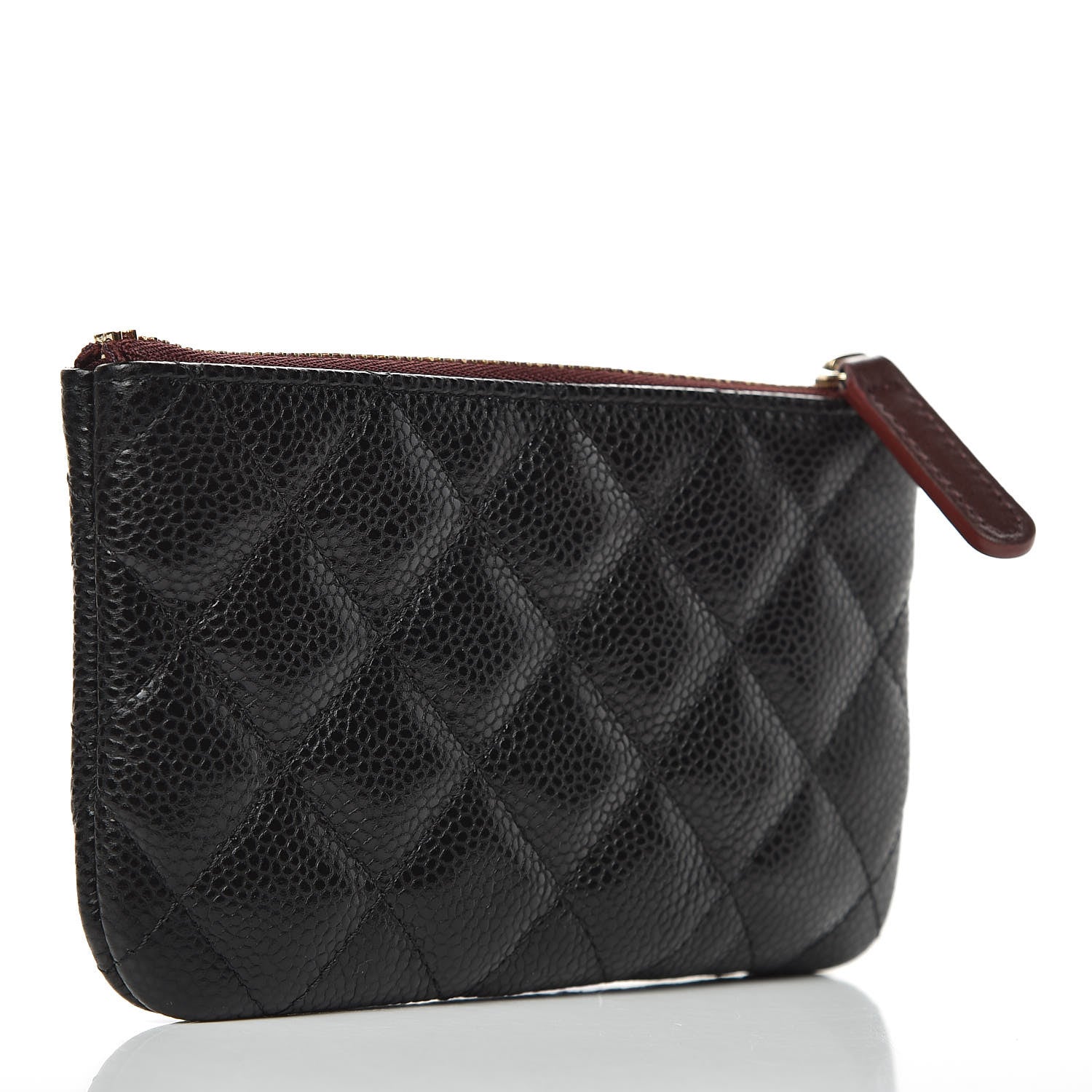 Chanel Caviar Quilted Small Cosmetic Case Black 3 of 8