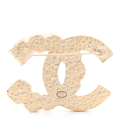 Chanel Pearl CC Crystal Brooch Gold Multicolor 3 of 5