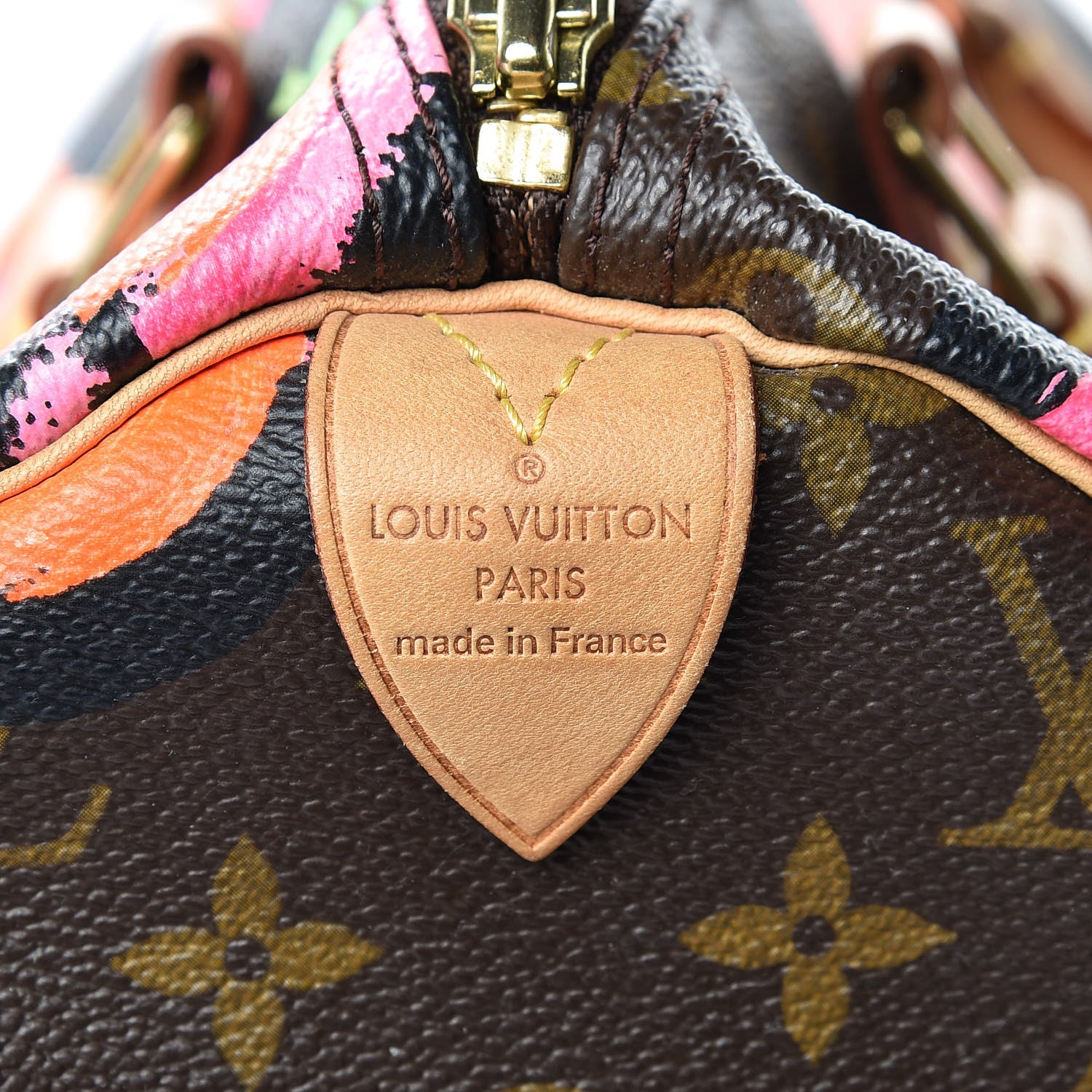 Louis Vuitton Monogram Roses Speedy 30 6 of 15