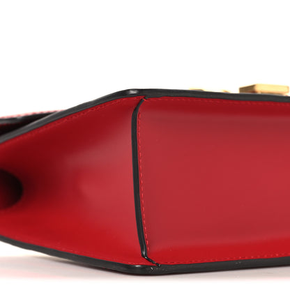 Gucci Calfskin Small Sylvie Shoulder Bag Hibiscus Red 9 of 11