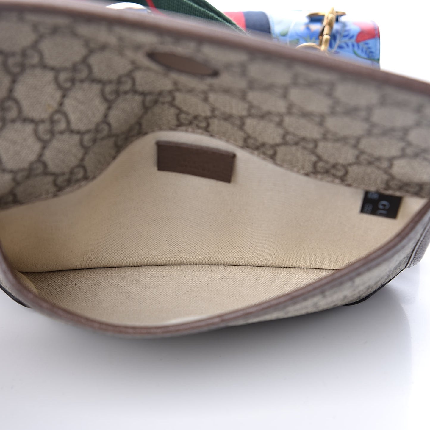 GG Supreme Calfskin Printed Web Totem Three Piece Shoulder Bag