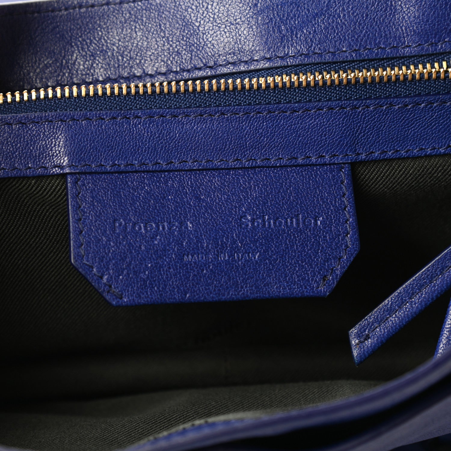 Proenza Schouler Lambskin Tiny PS1 Satchel Royal Blue 6 of 9