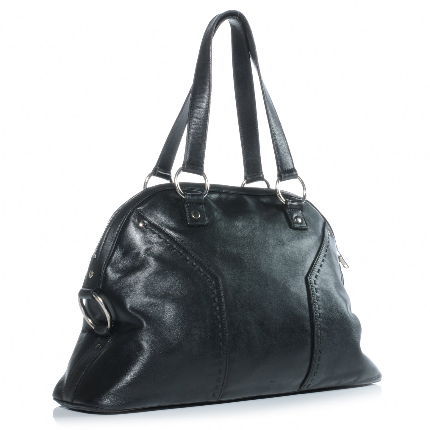 Leather Large Muse Black