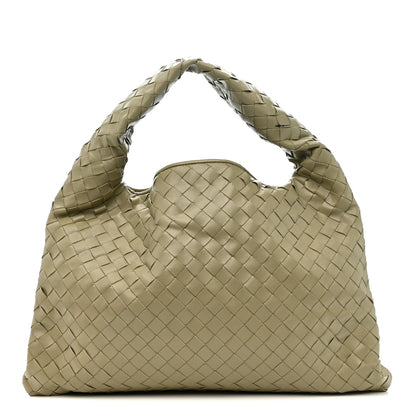 Bottega Veneta Calfskin Intrecciato Small Hop Travertine 1 of 11