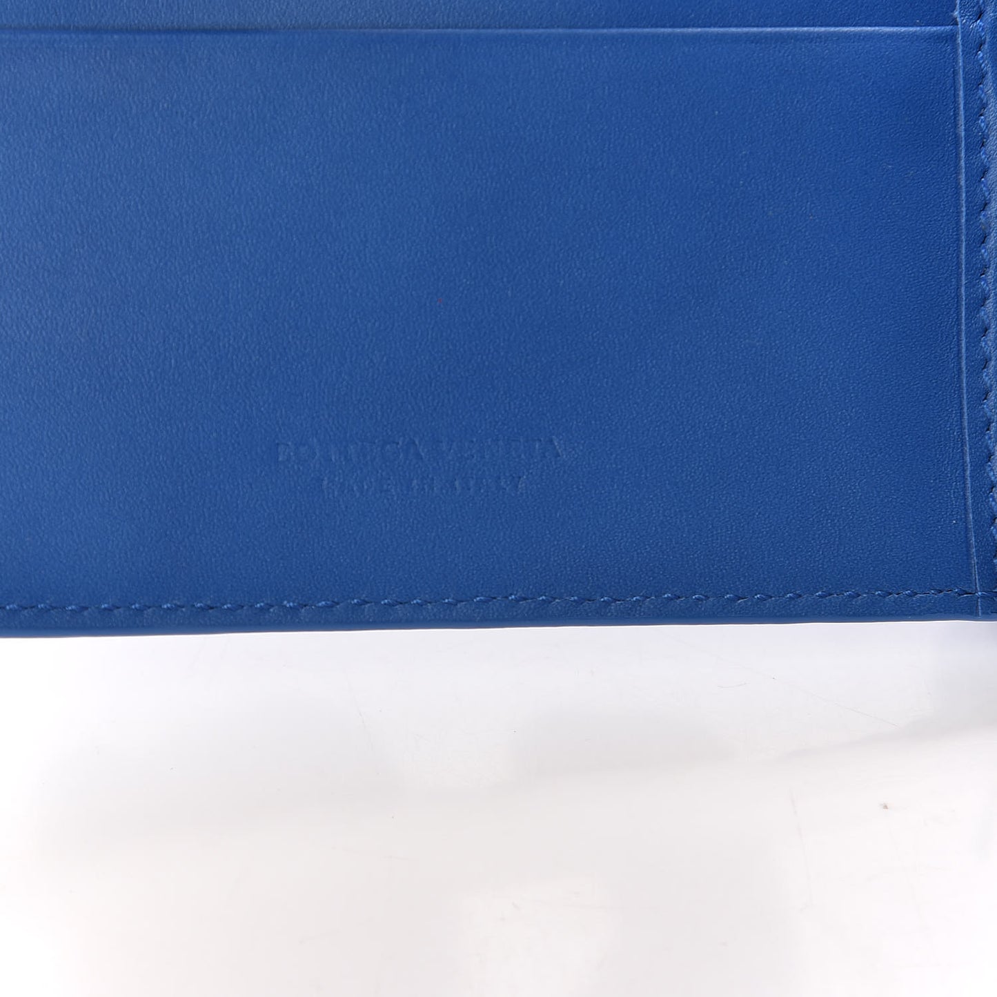 Nappa Intrecciato Bi-Fold Wallet Bleuette