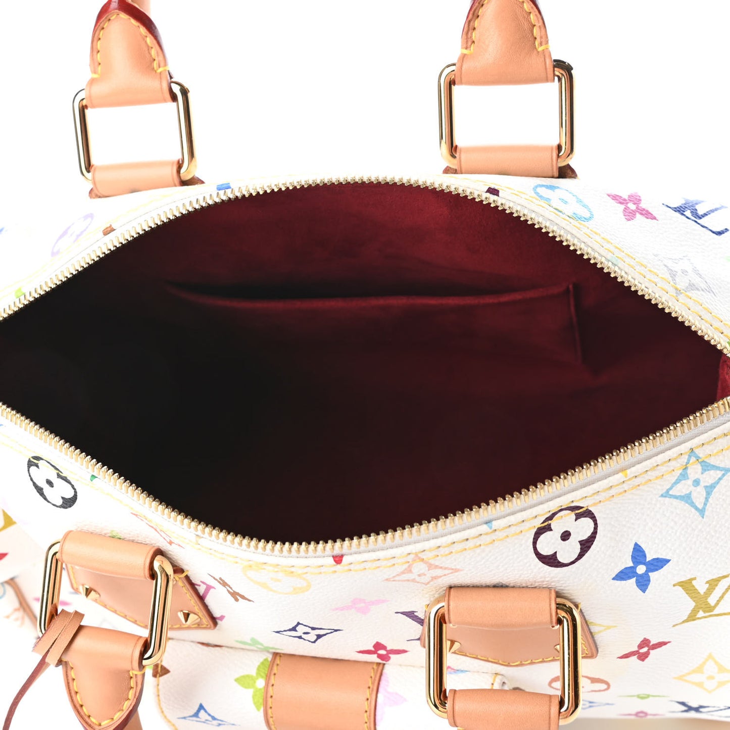 Monogram Multicolor Speedy 30 White