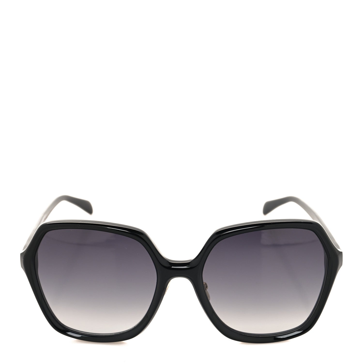 Celine Acetate Square Sunglasses CL40230F Black 2 of 7