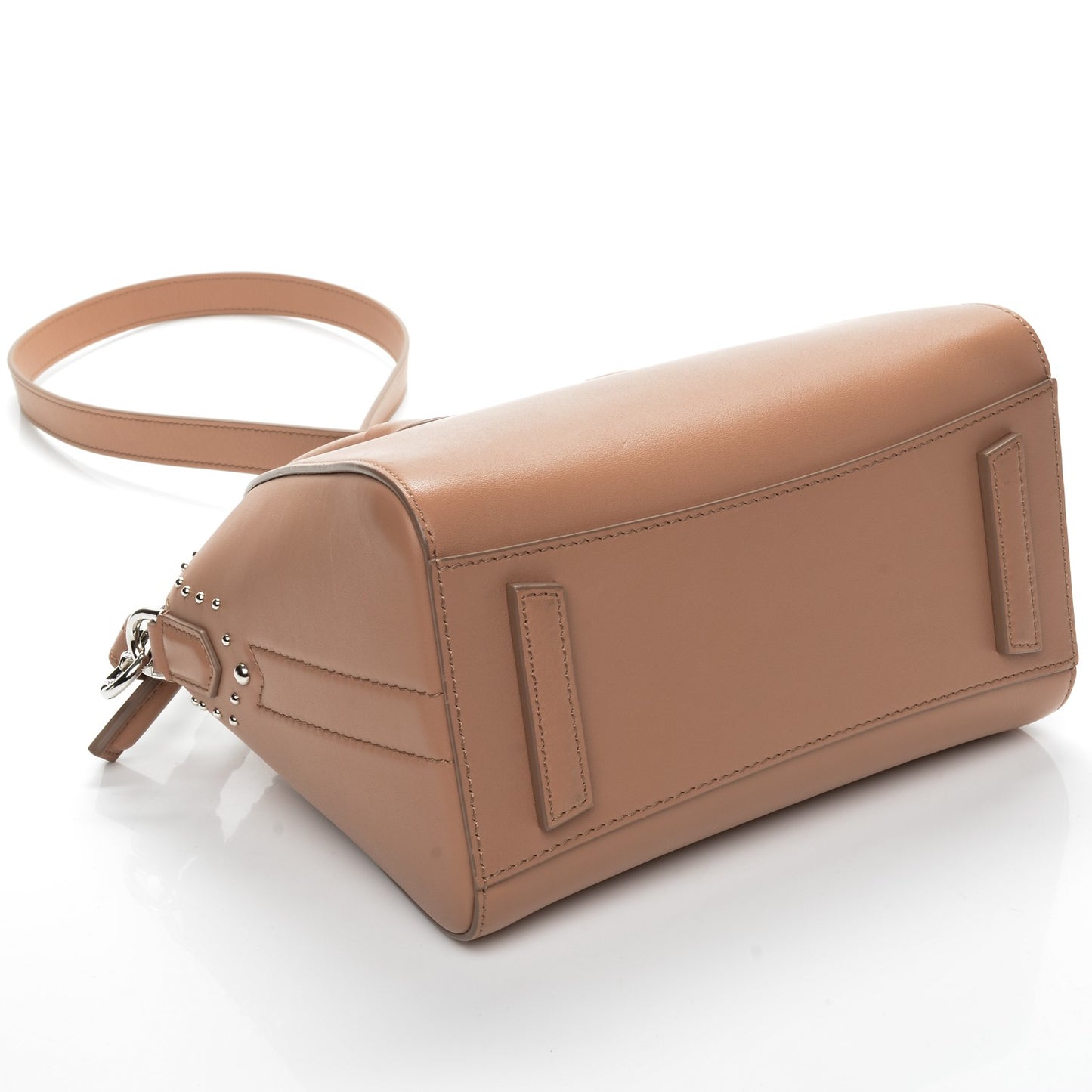 Smooth Calfskin Mini Studded Antigona Old Pink