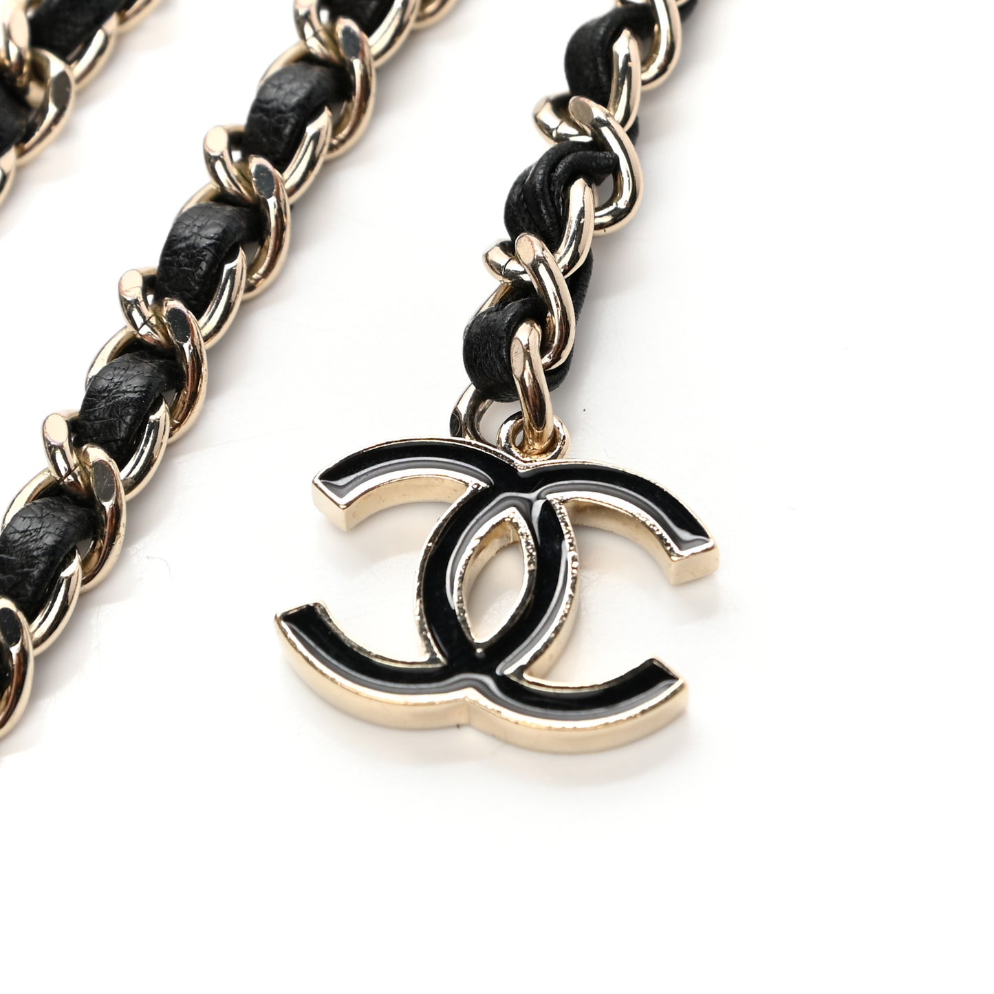 CC Chain Belt Gold Black