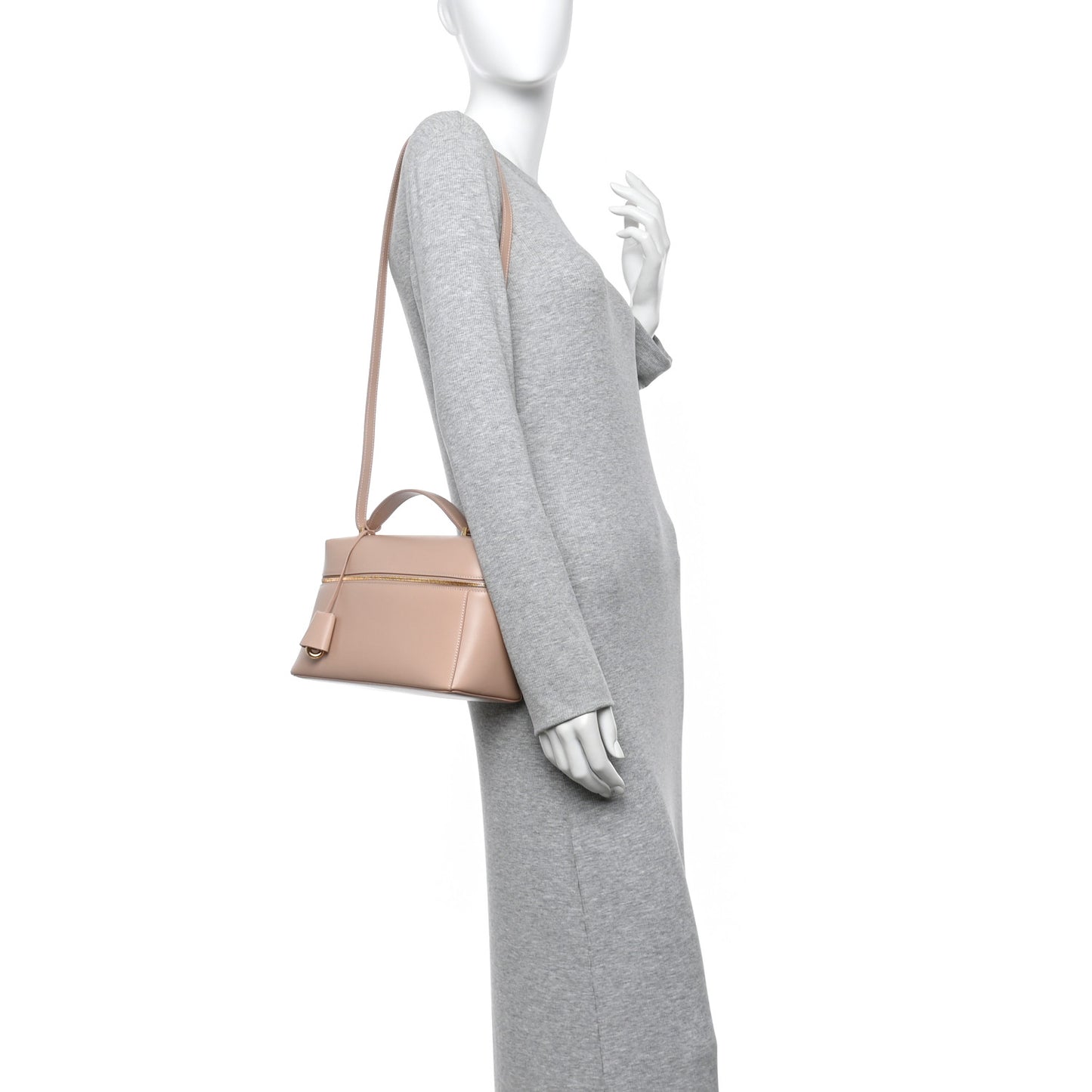 Smooth Calfskin Extra Bag L27 Feather Pink