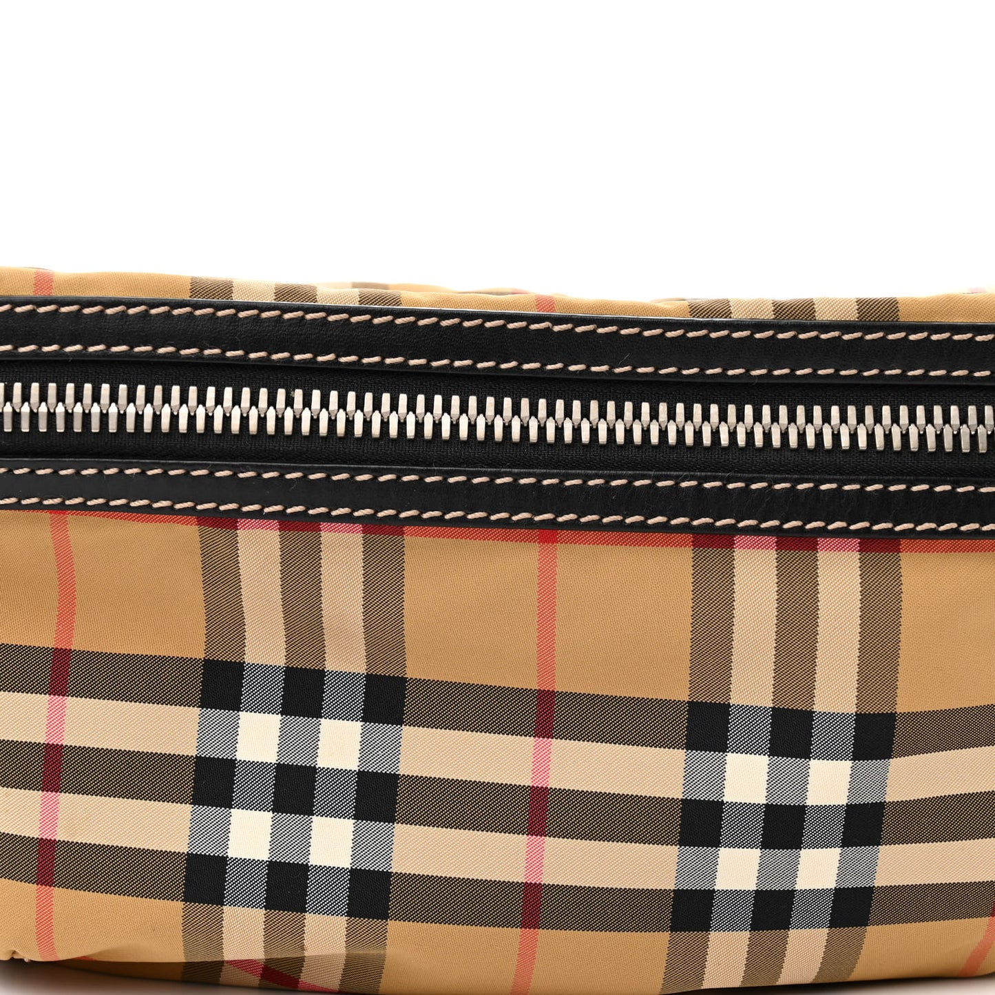 Nylon Vintage Check Medium Sonny Belt Bag Antique Yellow