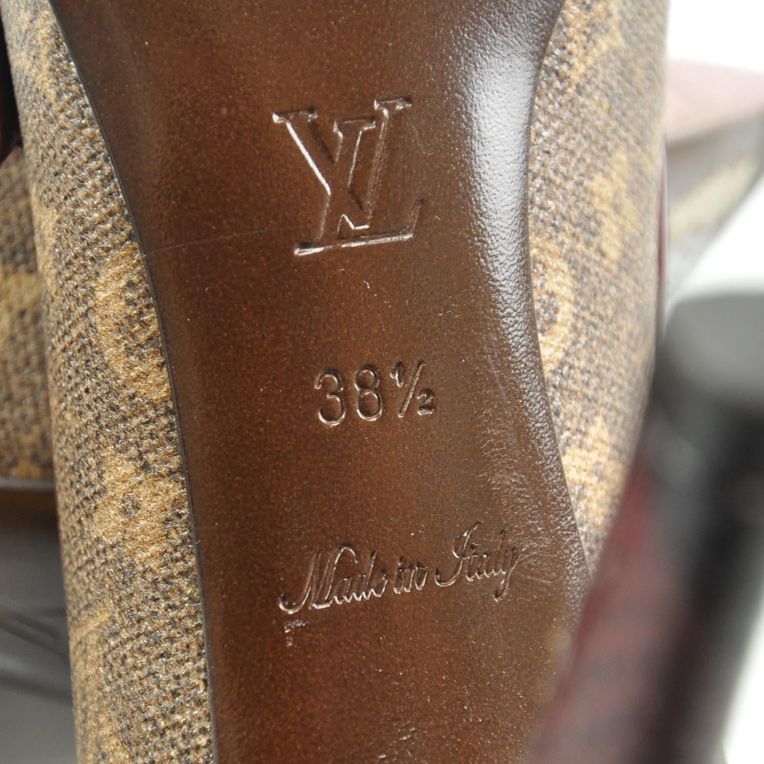 Louis Vuitton Monogram Richard Prince Rose Heels 38.5 6 of 8