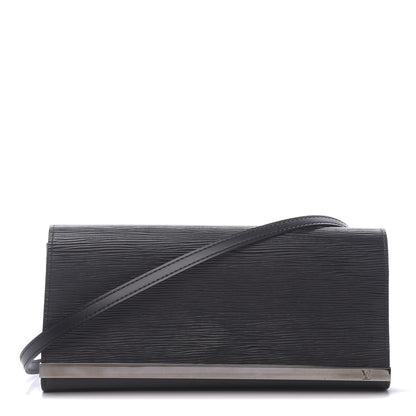 Louis Vuitton Epi Sevigne Clutch Black 1 of 9